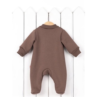 Комбинезон на стопе Baby Boom К381/3-Ф Ёжик тауп-грей