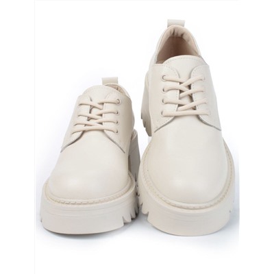 01-C1802-3 BEIGE Ботинки демисезонные женские (натуральная кожа)