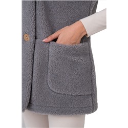 Жилет женский  CAMEL WOOL цвет СЕРЫЙ