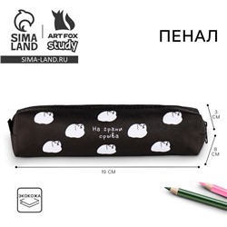 Пенал школьный из искусственной кожи «На грани срыва» , 19×8×3 см