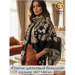 Платок шелковый большой "Парижанка" Арт 2428/41