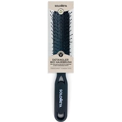 SOLOMEYA БИО-Расческа для распутывания волос ЧЕРНАЯ