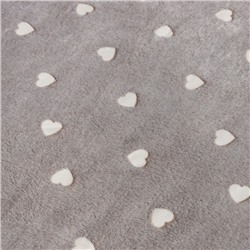 Плед с рукавами светящийся в темноте Этель Love 150*200, 100% п/э, 220 гр/м2