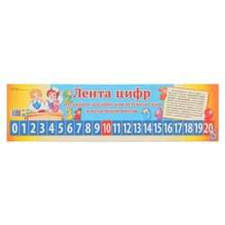 Плакат-лента «Лента цифр» 135×10 см