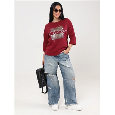 Футболка Хоста бордовый ИвК