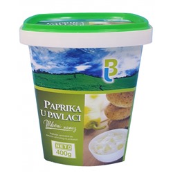 Кусочки зеленого перца в сметане Paprika u Pavlaci (400г) "Lazar DOO Blace"