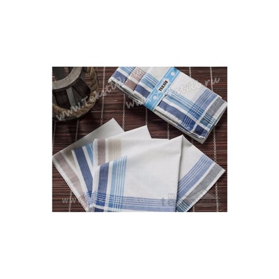 Носовые Платки Мужские 12 шт./уп. 36x36 см. Teksin - Gozde