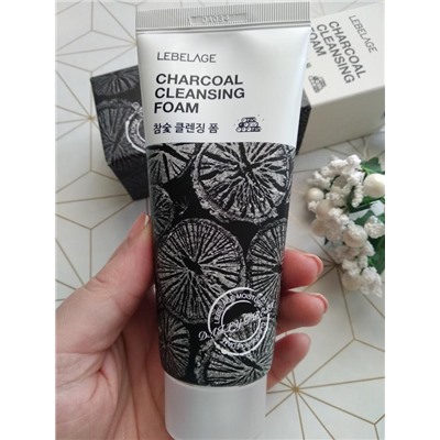 Очищающая пена с древесным углем Charcoal Cleansing Foam, LEBELAGE 100 мл