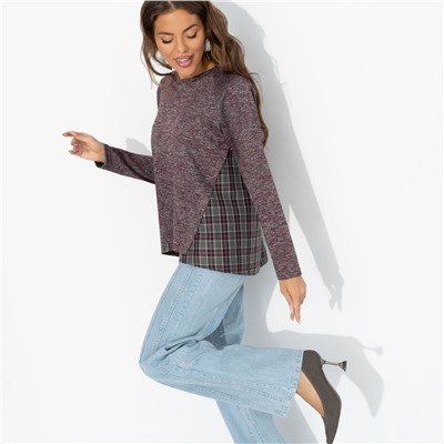 Лонгслив комбинированный, Модный эквивалент (преппи)