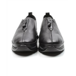03-5019 BLACK Полуботинки женские (натуральная кожа)