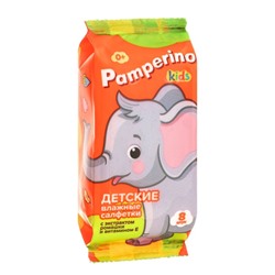 Влажные салфетки Pamperino Kids детские с ромашкой и витамином Е mix, 8 шт.