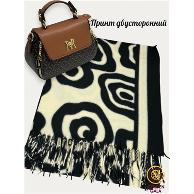 Палантин теплый кашемировый двусторонний Арт 2557Ш/4