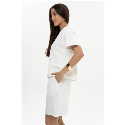 Шорты женские 25-517L3-46 молочный