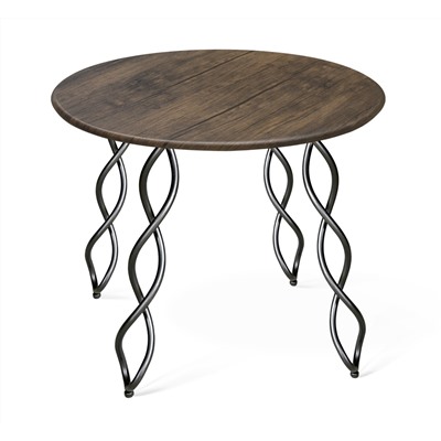 Стол SHT-TU17/80 МДФ
                        черный муар / палисандр