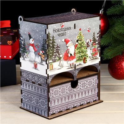 Чайный домик «Новогодних чудес», 20×15×8.5 см