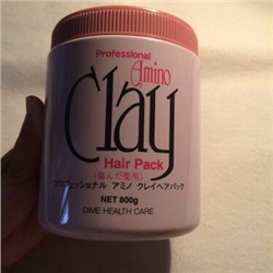 Маска для поврежденных волос Professional Amino Clay Pack, DIME 800 г