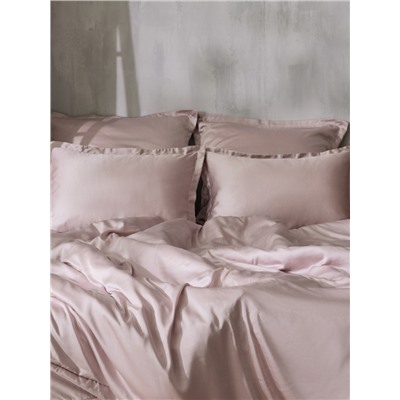 Простыня на резинке SL Home Tencel 140*200+30 см , цв. пудра