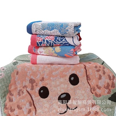 Gauze cotton scarf, soft wet wipes for face washing, children's towel