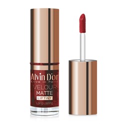 Alvin D`or AD-54 Тинт для губ стойкий с матовым финишем velour matt lip tint  тон 02вишня