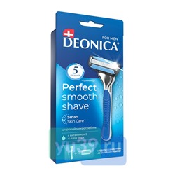 Станок для бритья DEONICA 5 FOR MEN со сменной кассетой