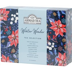 AHMAD TEA. Новый год. Ассорти Зимнее Чудо карт.упаковка, 36 пак.