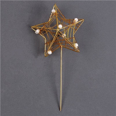 Топпер для торта «Звезда 3D»