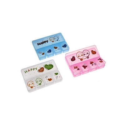 454851 таблетница 5 секций Р9,2*6,1*1,8см Цмикс