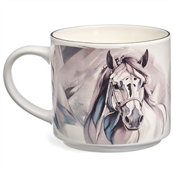 КРУЖКА LEFARD "HORSE" СЕРЕБРО 500МЛ