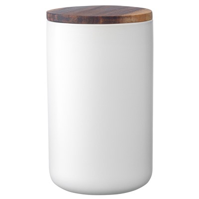 Банка для хранения керамическая, 750 мл, белая