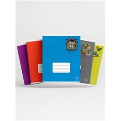 Тетрадь А5 "My Game", 12 л, линейка, обл. 190 г/м2+ВД-лак, mix