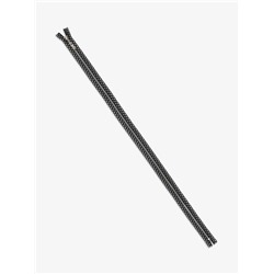 Молния металлическая, №3, неразъёмная, замок автомат, 60 см, чёрная