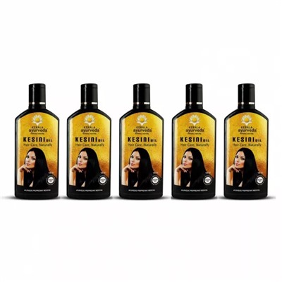 Набор Кесини: масло для волос (5 x 100 мл), Kesini Hair Oil Set, произв. Kerala Ayurveda