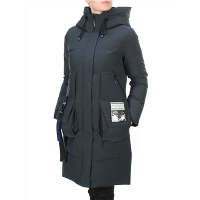 20-901 AQUAMARINE Пальто зимнее женское HAPPYSNOW (150 гр. холлофайбера)