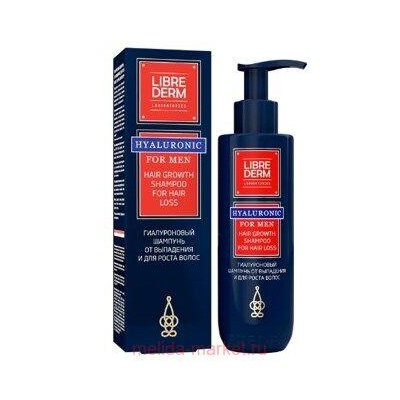 LIBREDERM For Men Гиалуроновый Шампунь от выпадения и для роста волос 250 мл