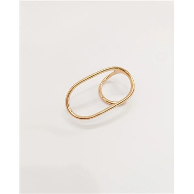 Стильное кольцо на два пальца