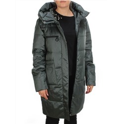 S21122 GREEN Куртка зимняя женская облегченная Y SILK TREE