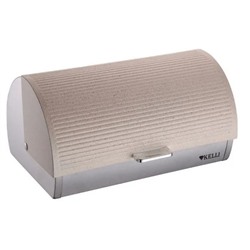 Хлебница Kelli KL-2146 корпус- нержавейка крышка углеродистая сталь размер-39*28*18,5(4) оптом