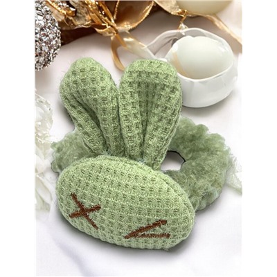 Резинка для волос меховая "Зайка" РД6 модель 1