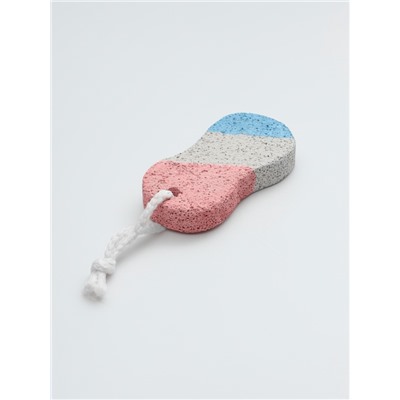Пемза для педикюра «Бесконечность», с подвесом, 9.5×4.5 см, в коробке, разноцветная