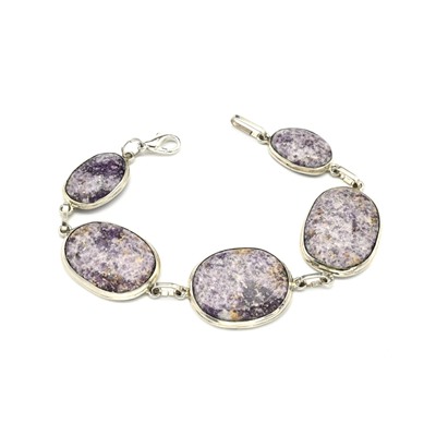 Браслет из флюорита, 21 см.