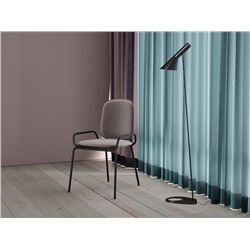 Стул Ror, Double Frame, велюр, черный/серый