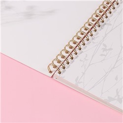 Фотоальбом на спирали 20 листов «Контур. Природа», объёмный элемент и 4 вкладки, 24×24 см