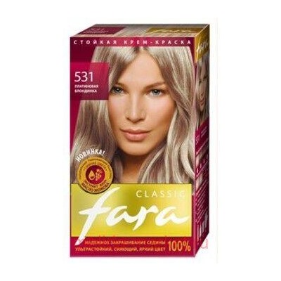 РК Fara Classic Краска для волос тон 531  платиновый блонд