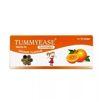 Леденцы с Апельсиновым вкусом (60 шт), Tummyease Lozenges Orange Flavour, произв. Cadila Pharmaceuticals