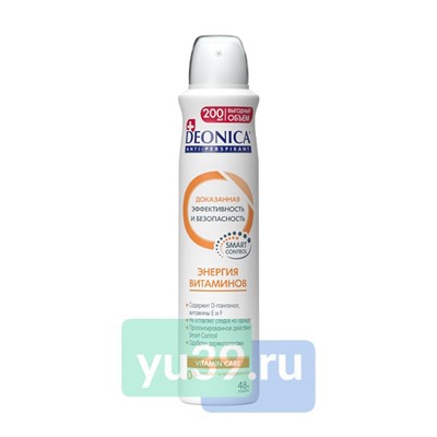 Антиперспирант-спрей DEONICA Энергия Витаминов 200мл