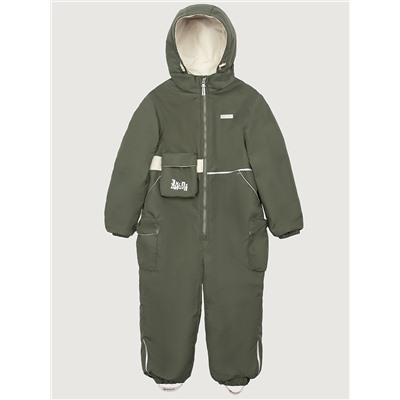 Комбинезон утеплённый для мальчика NIKASTYLE 8м2725 Хаки кешью Nikastyle