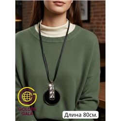 Кулон на кожаном шнурке "Женская грация" Арт КШ2130/26