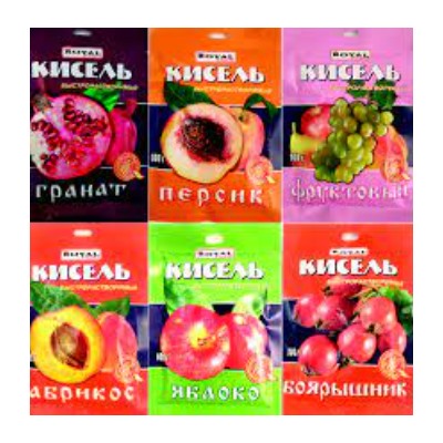 Кисель Royal Food 1кг в ассортименте (10шт)