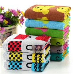 Gauze creative children's towel for kindergarten