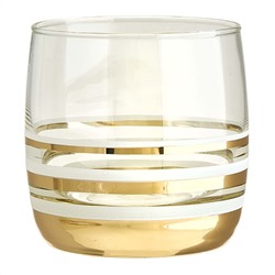 Набор 6 стаканов, 310 мл LNK9370 "Line Gold + краска" 3